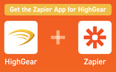 Easily integrate HighGear with other apps using Zapier